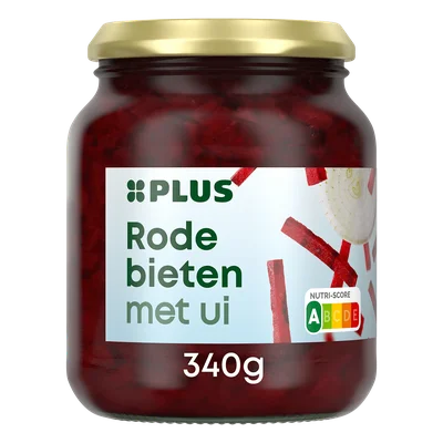 PLUS Rode bieten met ui Pot 340 g