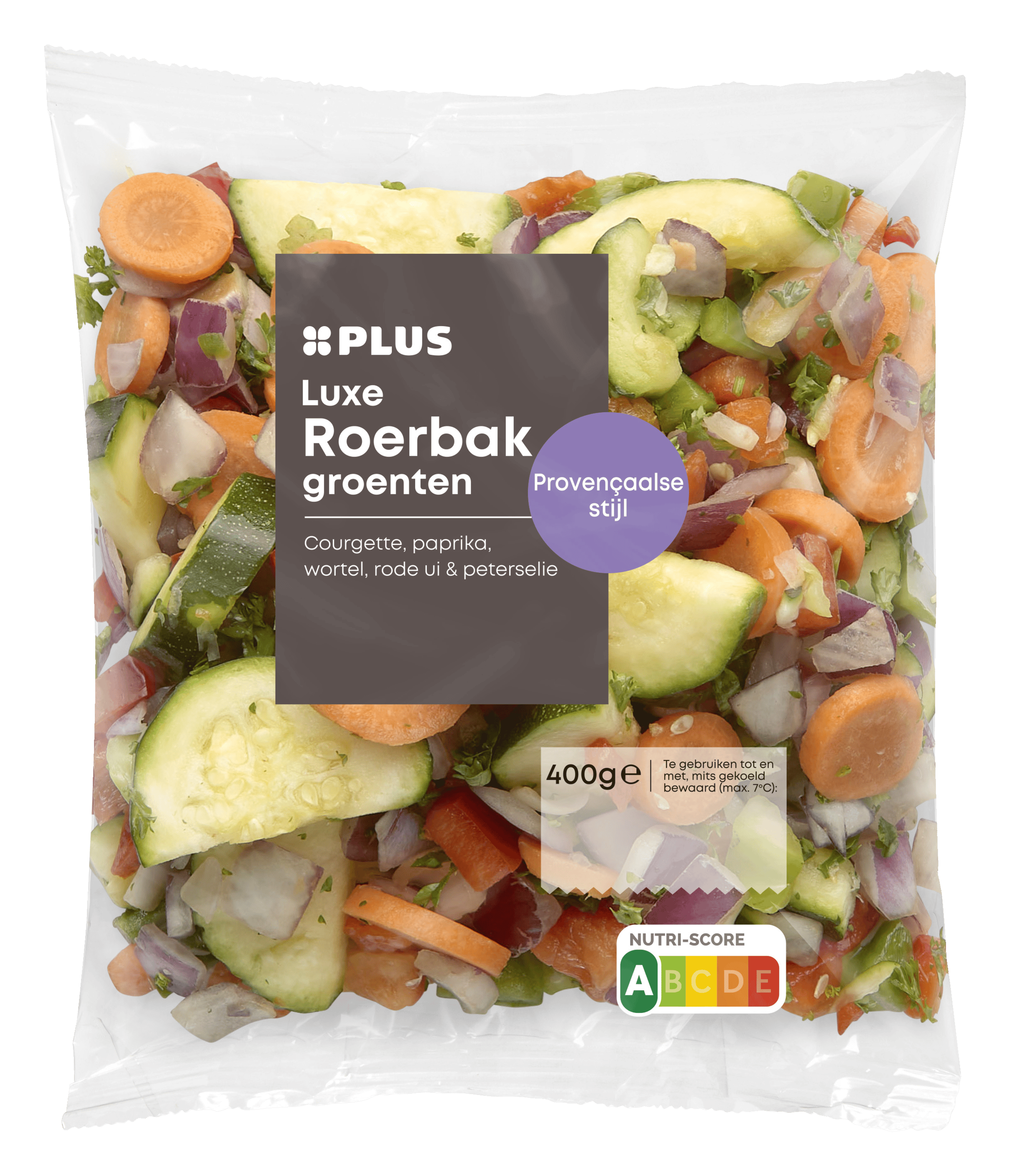 PLUS Luxe roerbakgroenten Provencaalse stij Zak 400 g