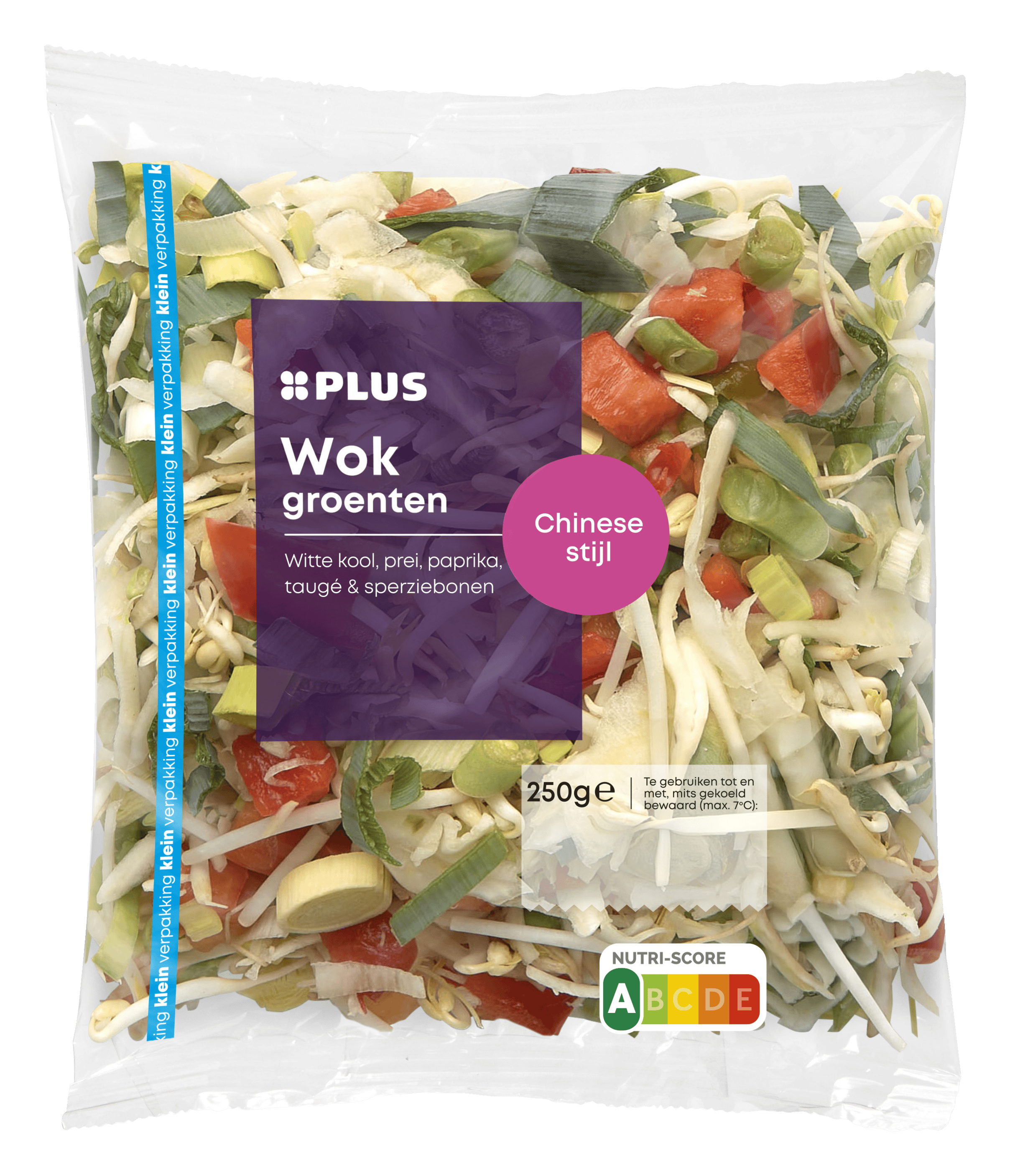 PLUS Wokgroenten Chinese stijl kvp Zak 250 g