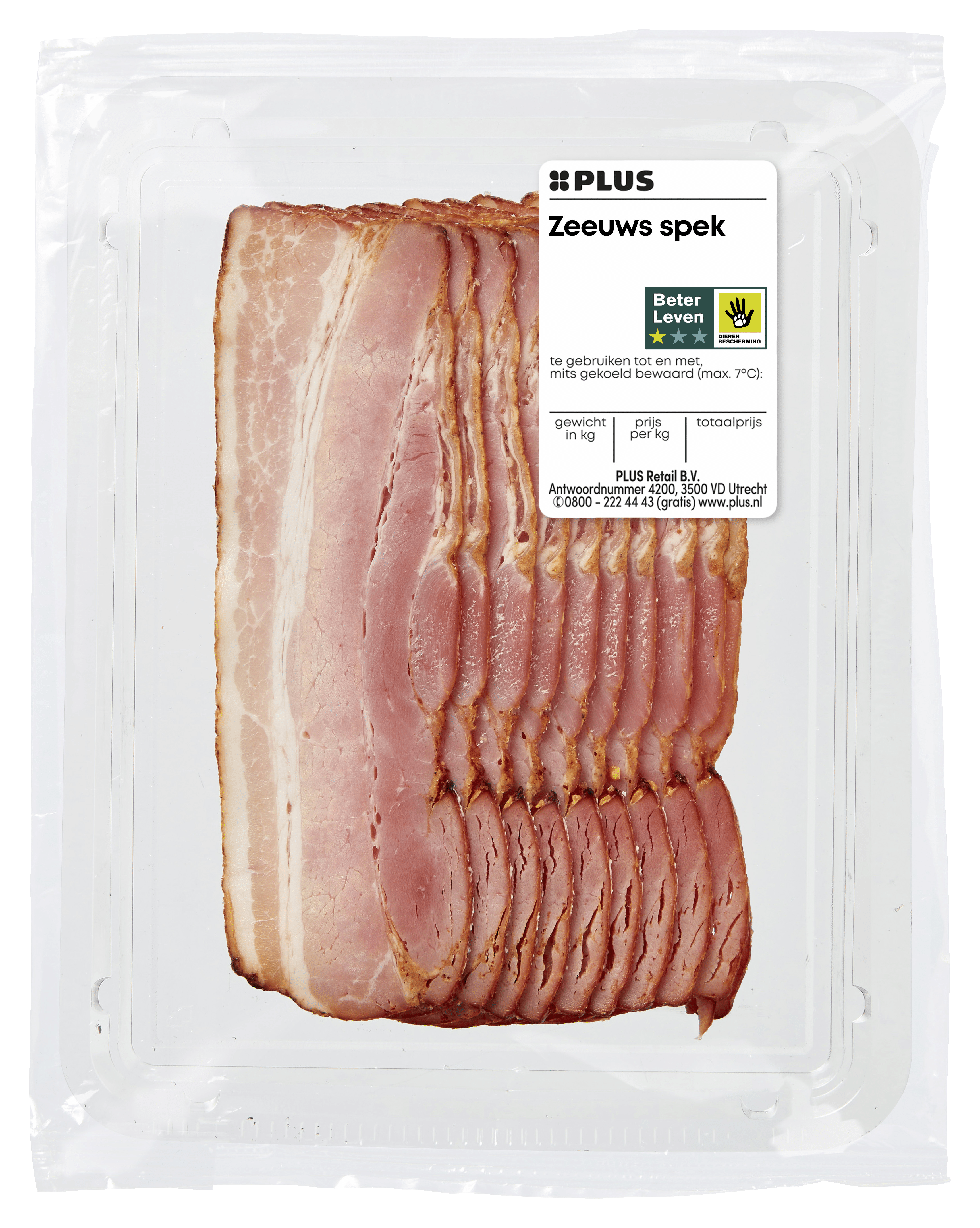 PLUS Zeeuws spek 125 gram