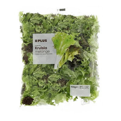 PLUS Luxe sla krulslamelange Zak 100 g