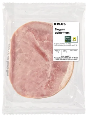 PLUS Slagersachterham 100 gram