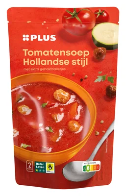 PLUS Soep in Zak Bospaddenstoelensoep