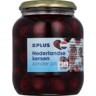PLUS Kersen zonder pit Pot 700 g