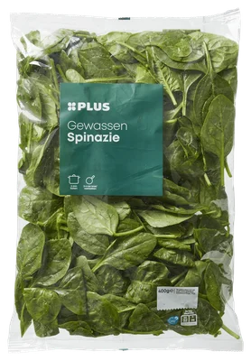 PLUS Spinazie gewassen