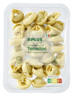 PLUS Tortellini Mascarpone en rucola Blister 250 g