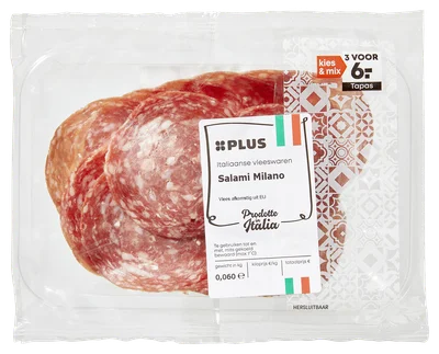 PLUS Salami Milano Wikkel 60 g