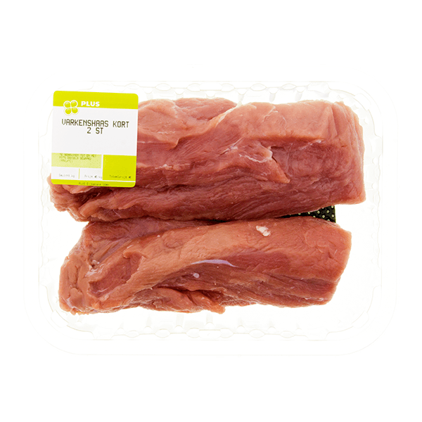 PLUS Varkenshaas kort 500 gram