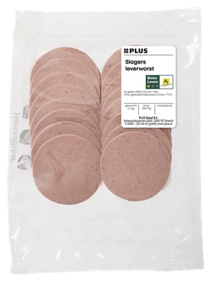 PLUS Slagersleverworst 125 gram