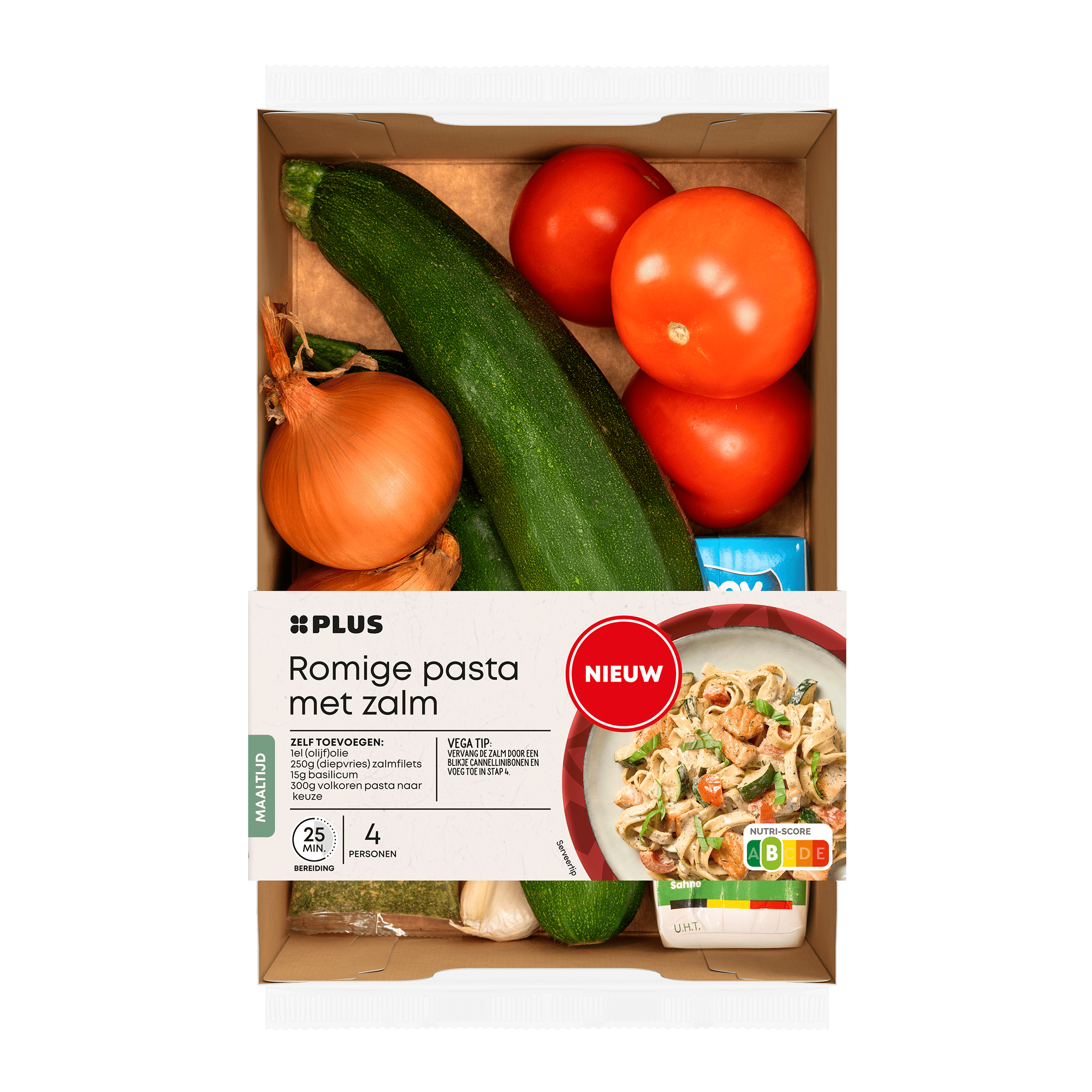 PLUS Verspakket Pasta met zalm