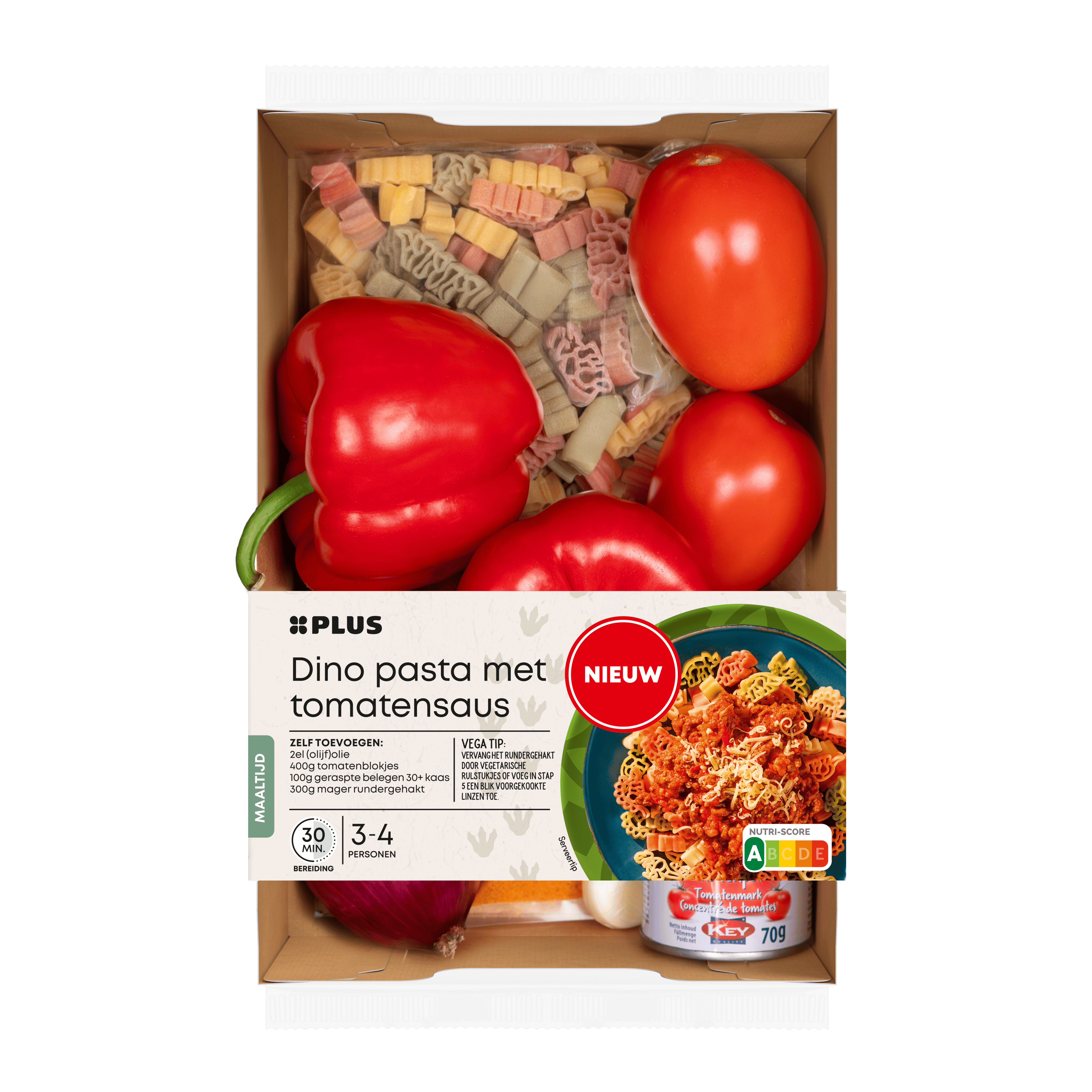 PLUS Verspakket Dino pasta Tray 1086 g