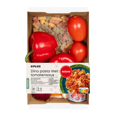 PLUS Verspakket Dino pasta Tray 1086 g