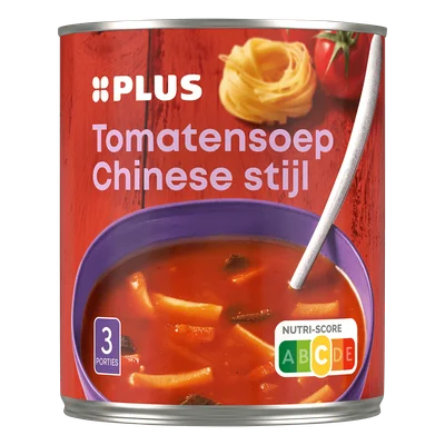 PLUS Chinese tomatensoep Blik 800 ml