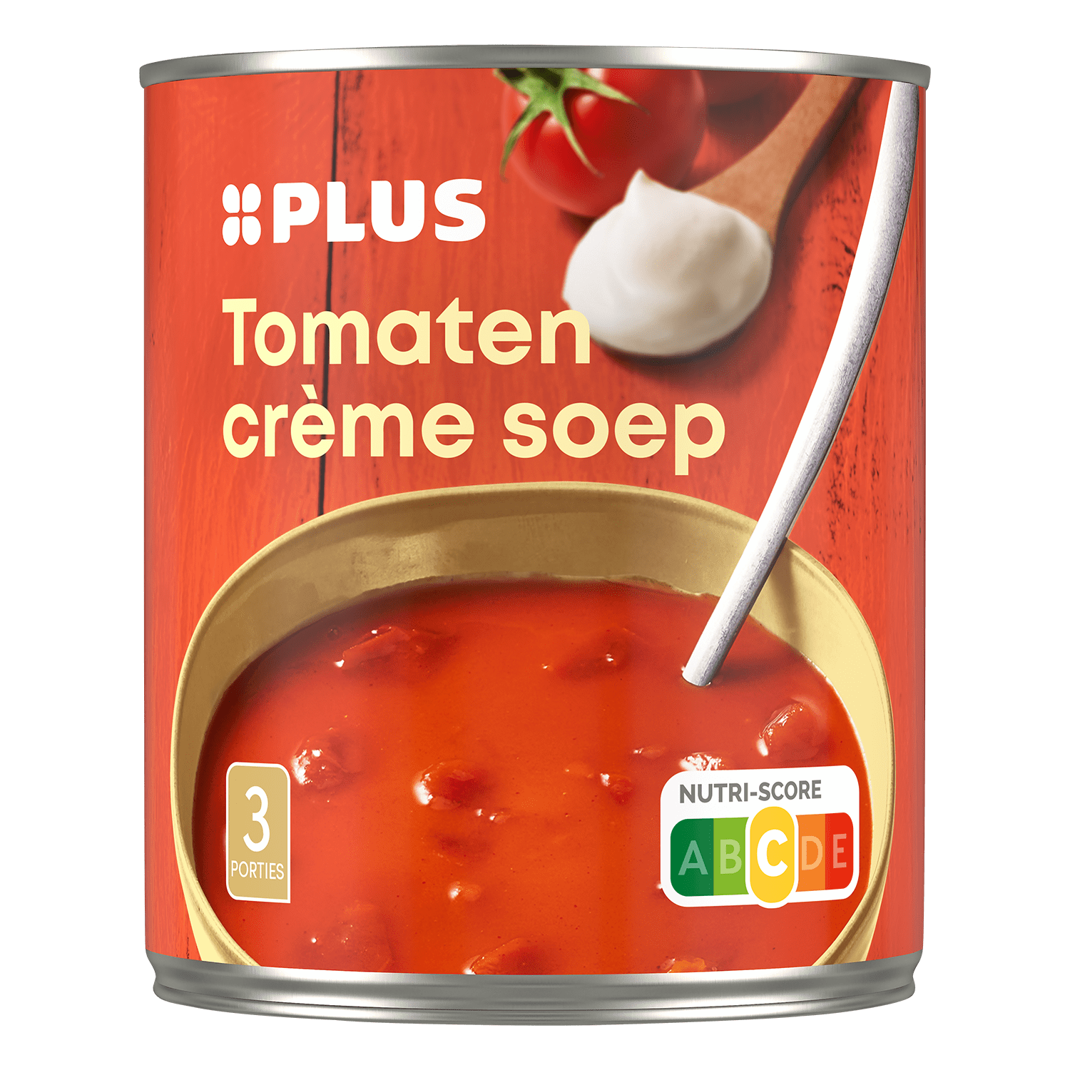 PLUS Tomatencrèmesoep Blik 800 ml