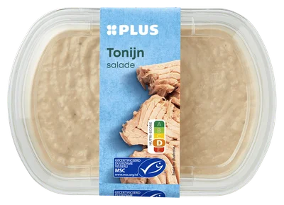 PLUS MSC Tonijn salade Kuipje 175 g