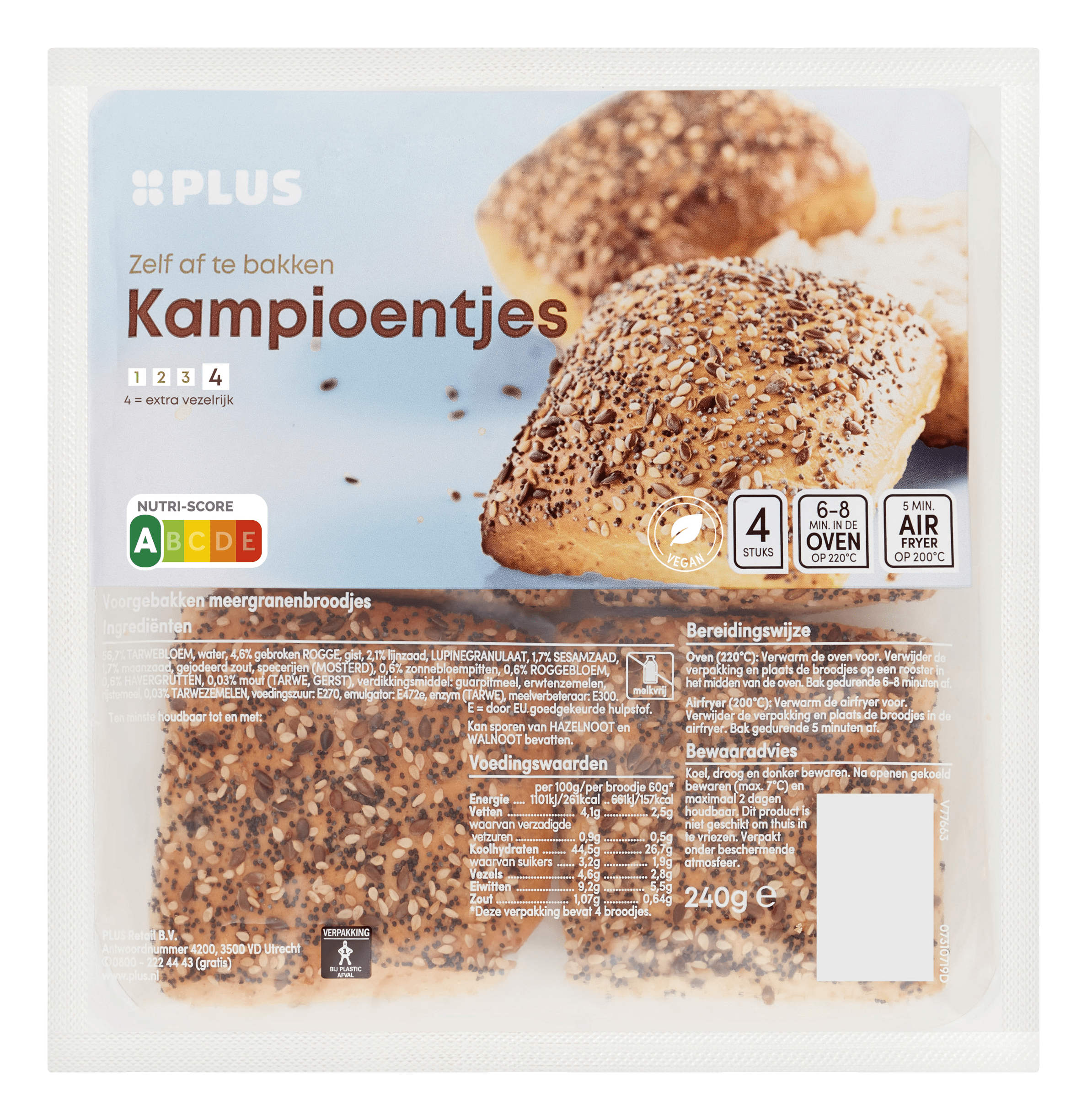 PLUS Kampioentjes Zak 240 g