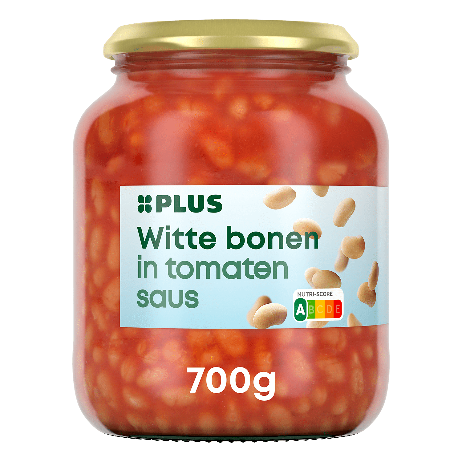 PLUS Witte bonen in tomatensaus Pot 700 g