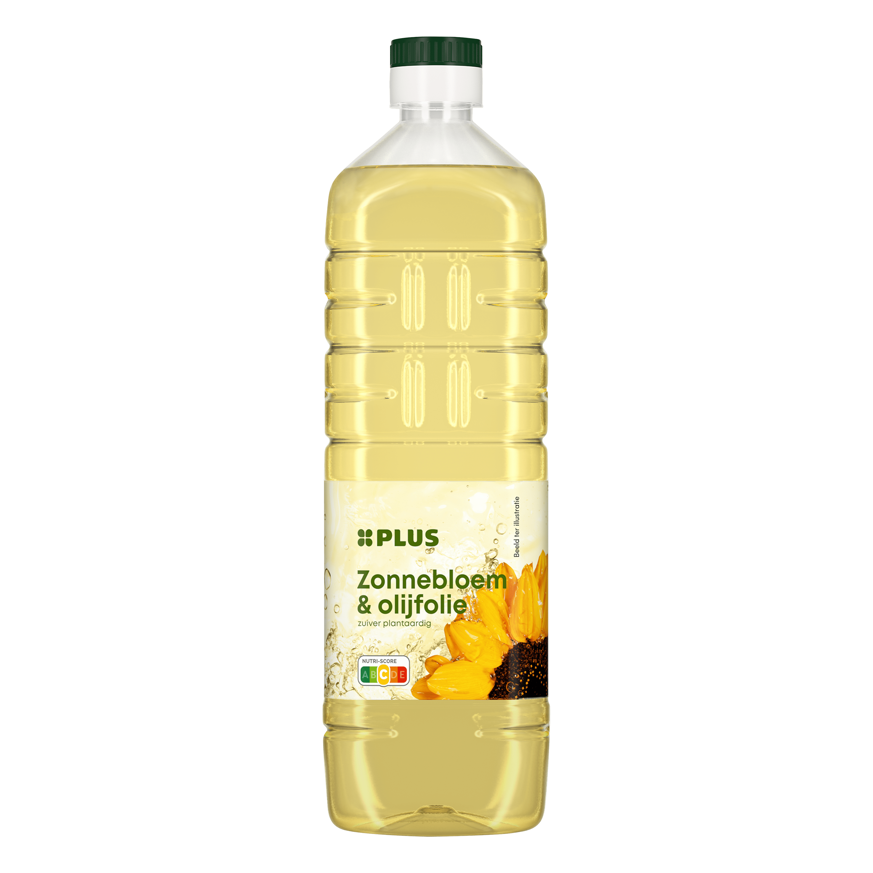 PLUS Zon- en olijfolie Fles 1000 ml