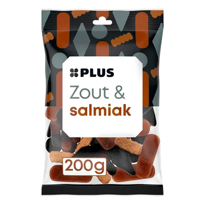 PLUS Zout en salmiak dropmix