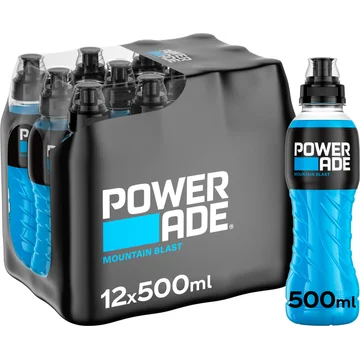 Powerade Mountain Blast Isotonic Sports Drink 12 x 500 ml