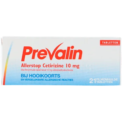 Prevalin Allerstop 10mg Doos 7 st
