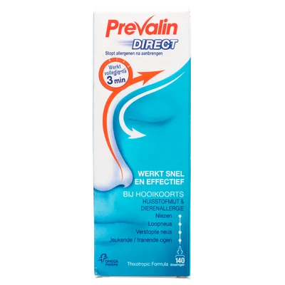 Prevalin Neusspray Direct bij Allergenen Doos 20 ml