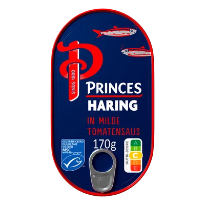 Princes Haring in tomatensaus MSC Blik 170 g