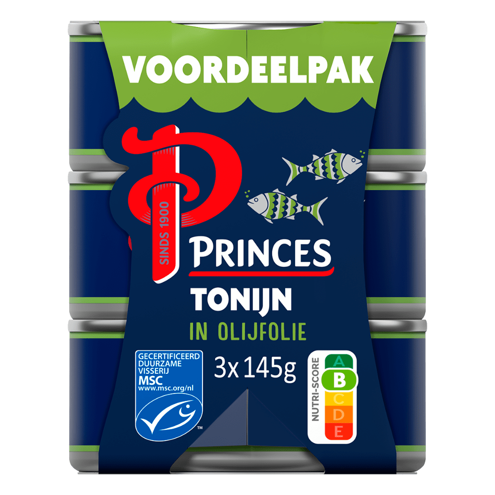 Princes Tonijnstuk olijfolie MSC 3p
