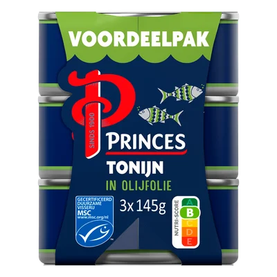 Princes Tonijnstuk olijfolie MSC 3p