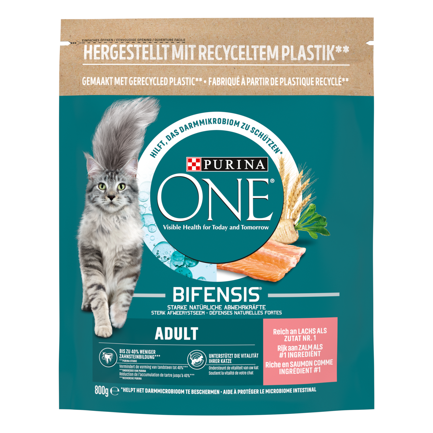 Purina One Kattenvoer senior kip & volkoren granen