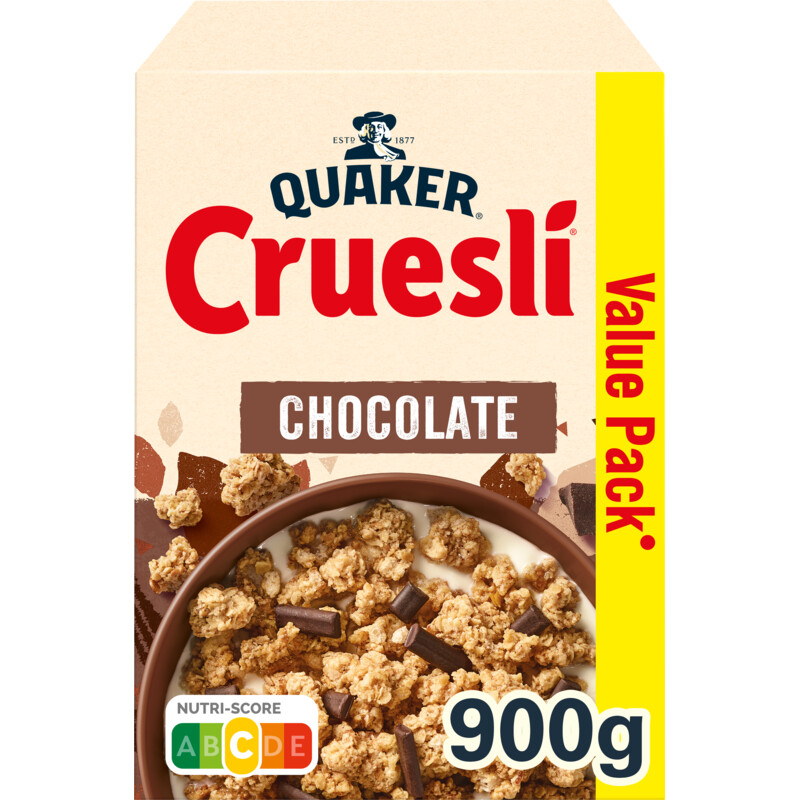 Quaker Cruesli chocolate value pack