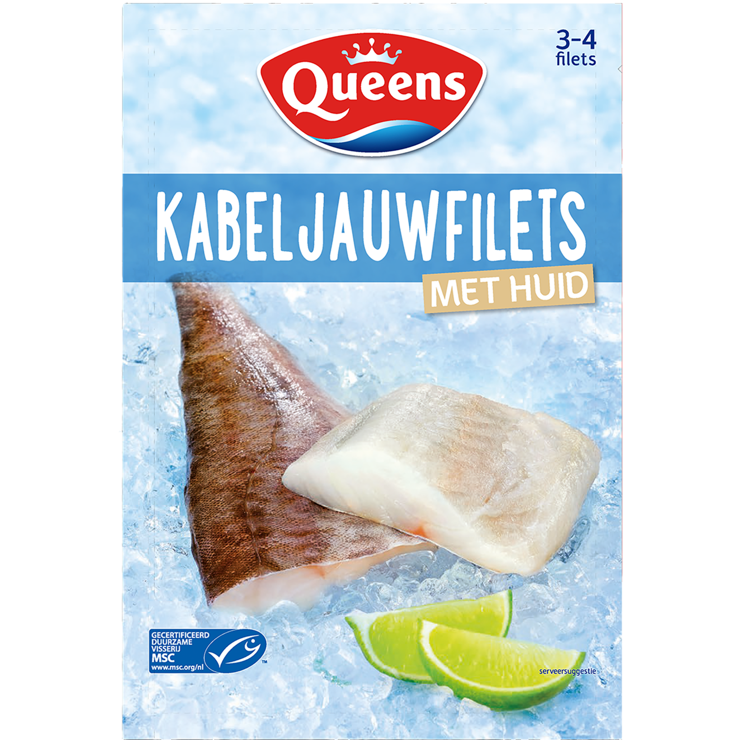 Queens Kabeljauwfilet met huid