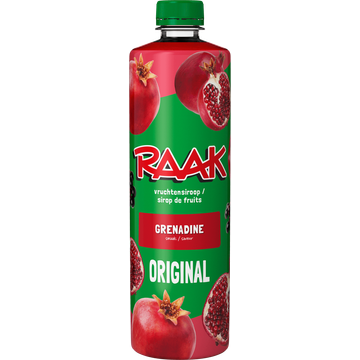 Raak Vruchtensiroop grenadine Fles 750 ml