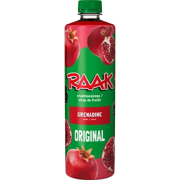 Raak Vruchtensiroop grenadine Fles 750 ml