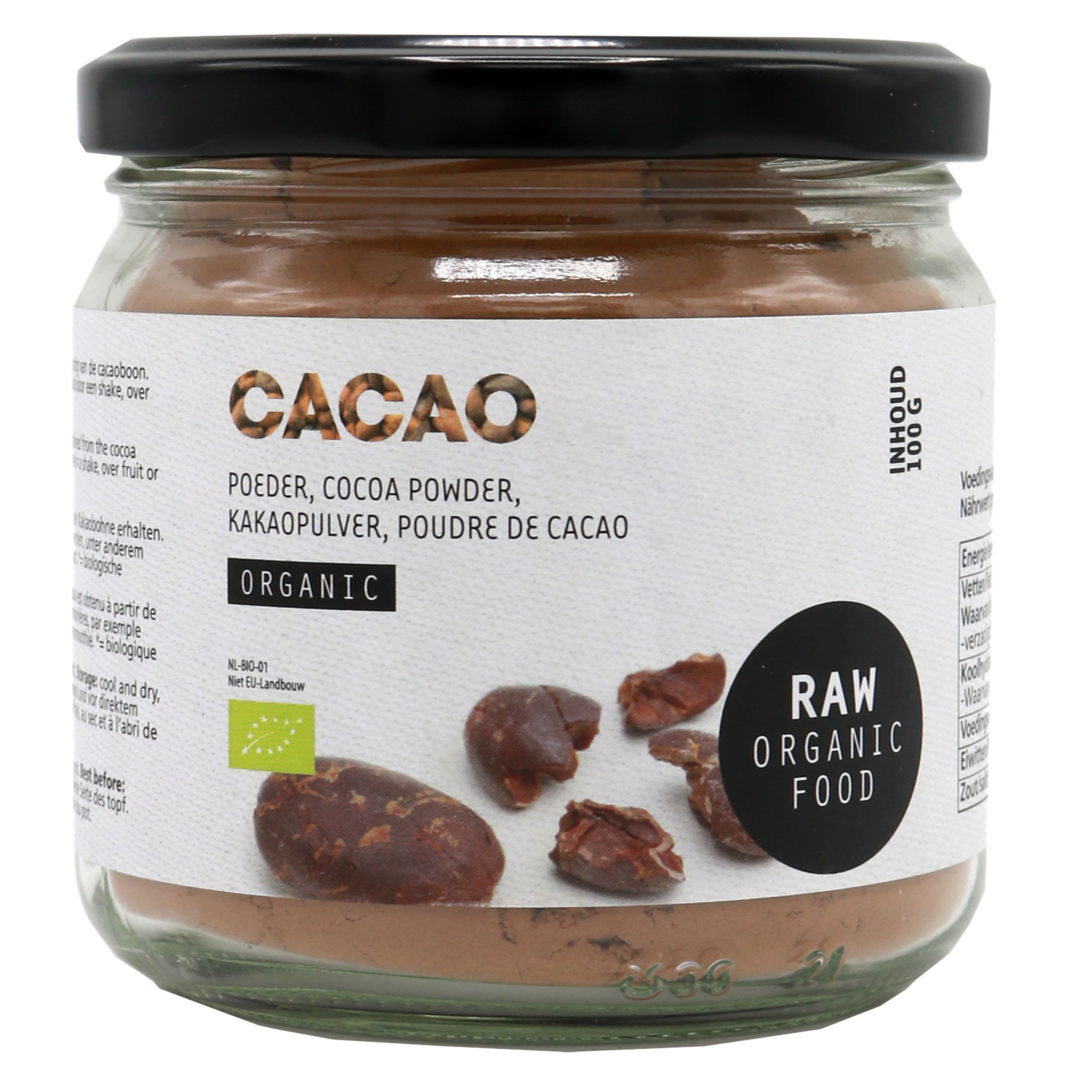 Raw Organic Food Cacaopoeder