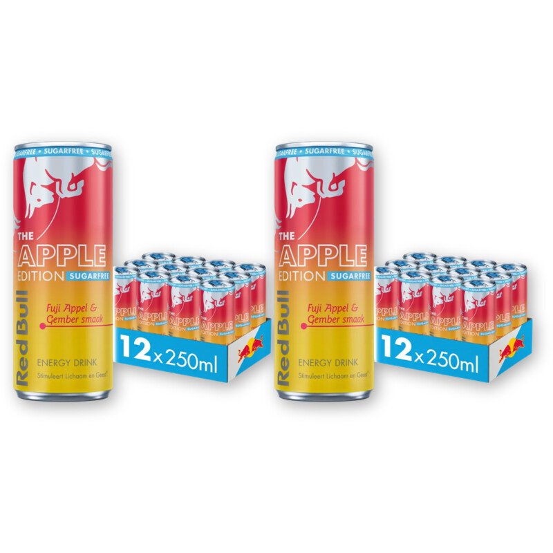 Red Bull Fuji appel sugarfree 24-pack