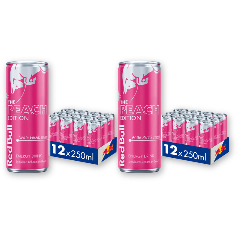 Red Bull White peach 24-pack