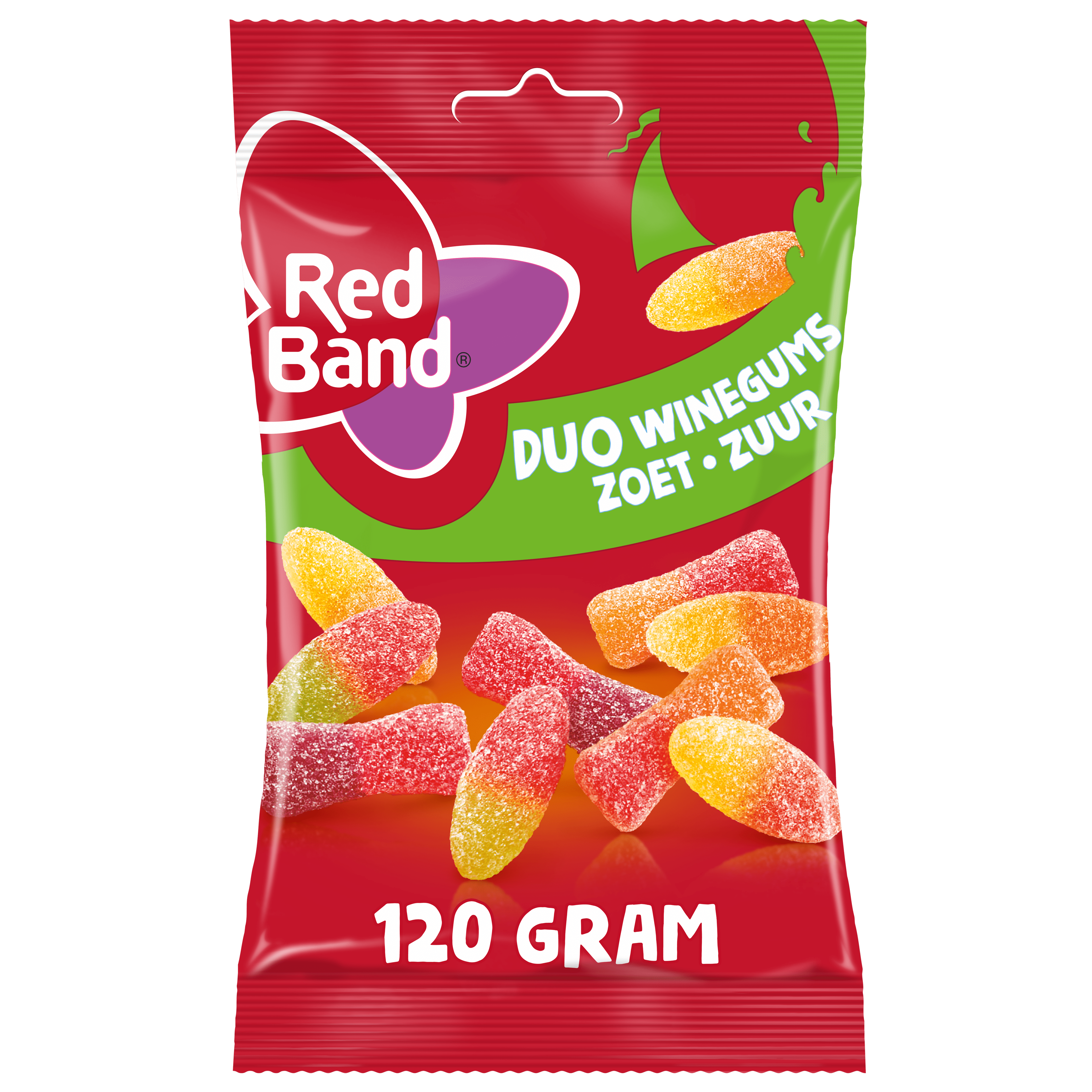 Redband Duo winegums zoet zuur