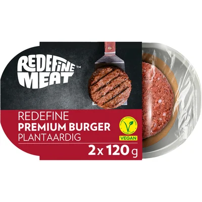 Redefine Meat Premium burgers