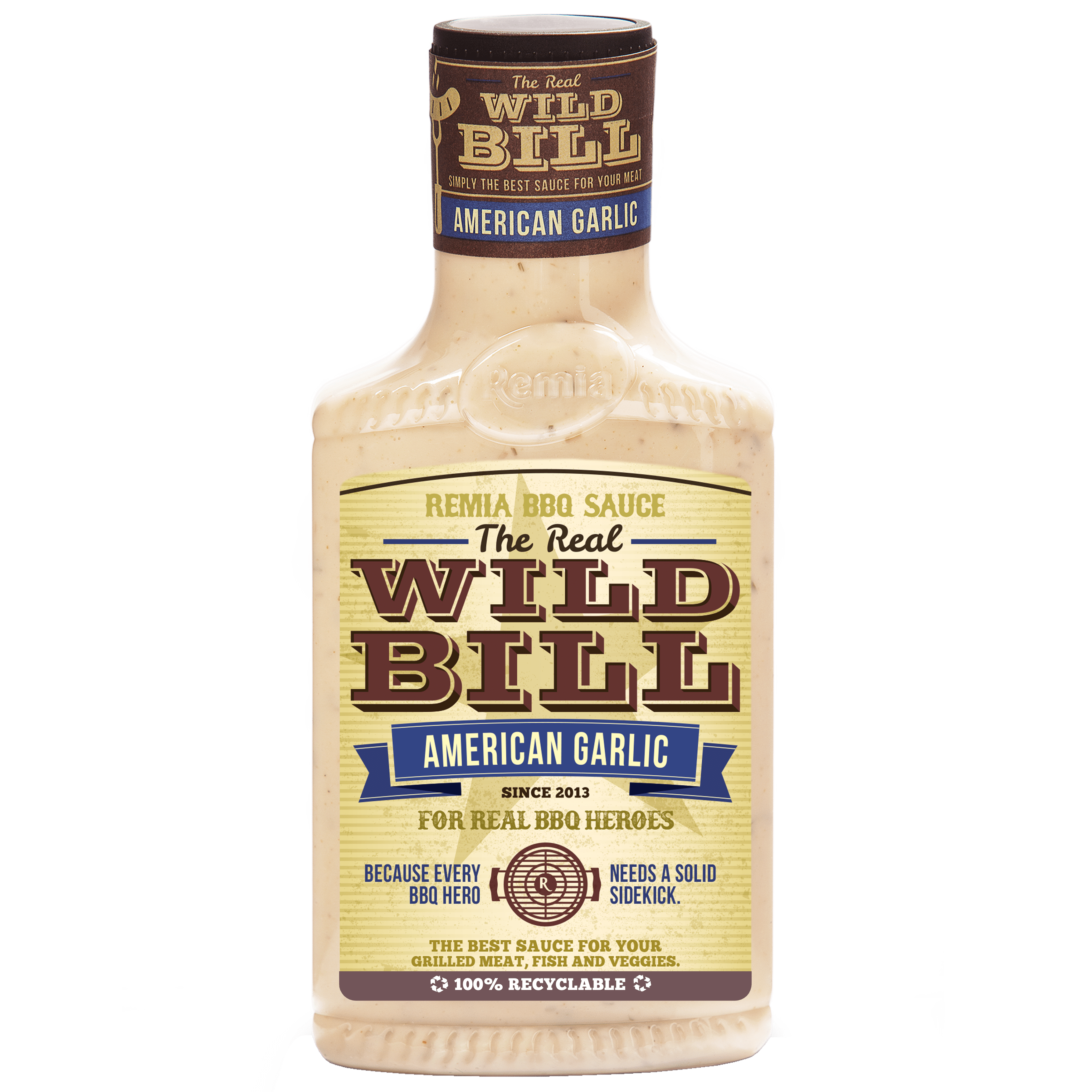 Remia American bbq smokey american garlic