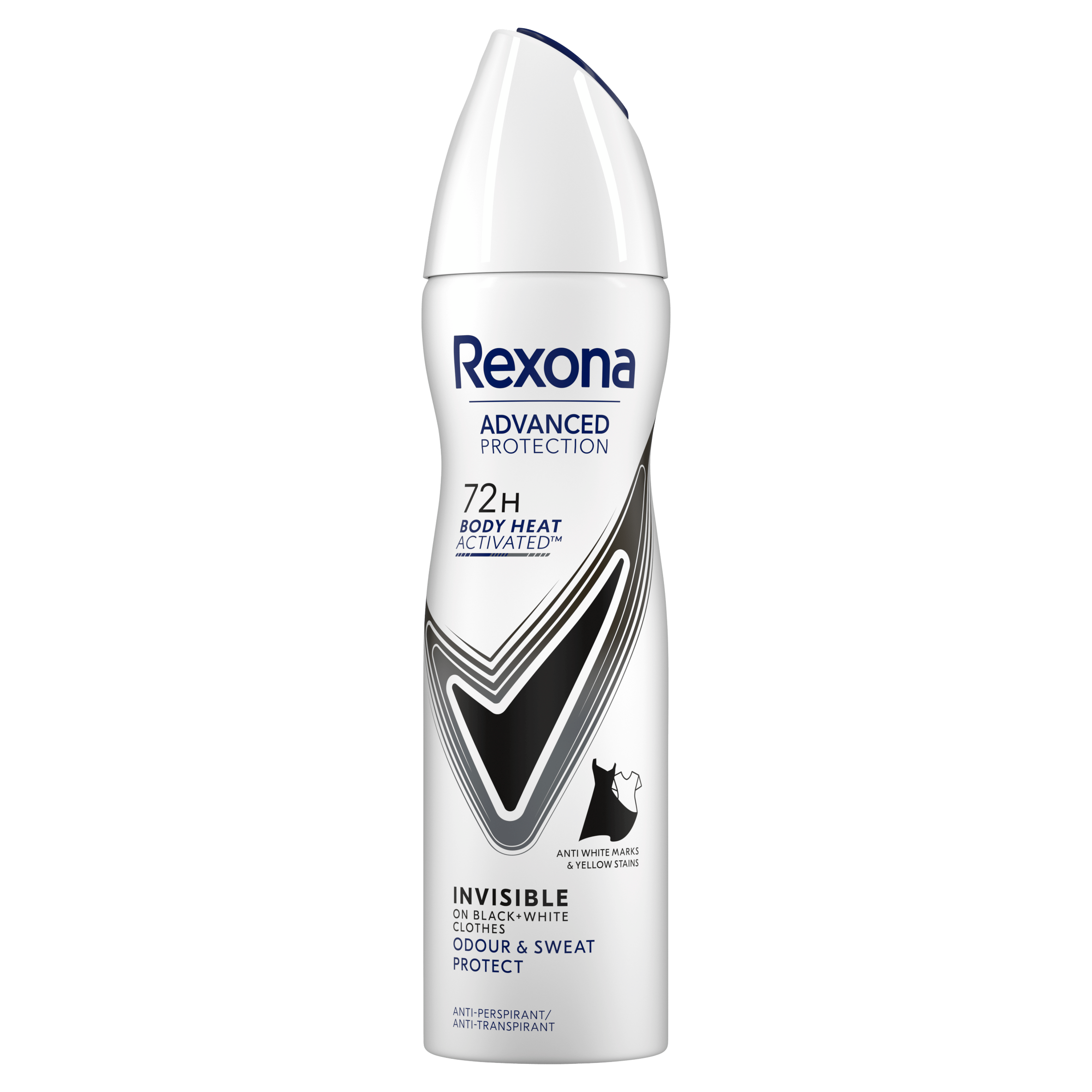 Rexona Women deodorant spray invisible B&W