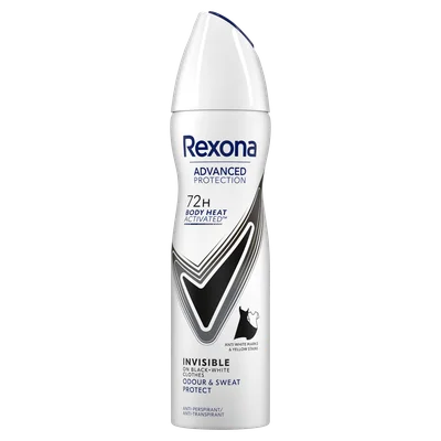Rexona Women deodorant spray invisible B&W