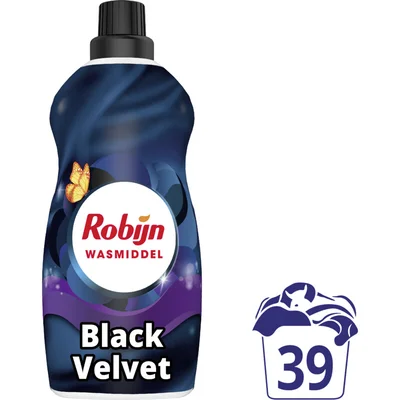 Robijn Black velvet wasmiddel voordeelfles