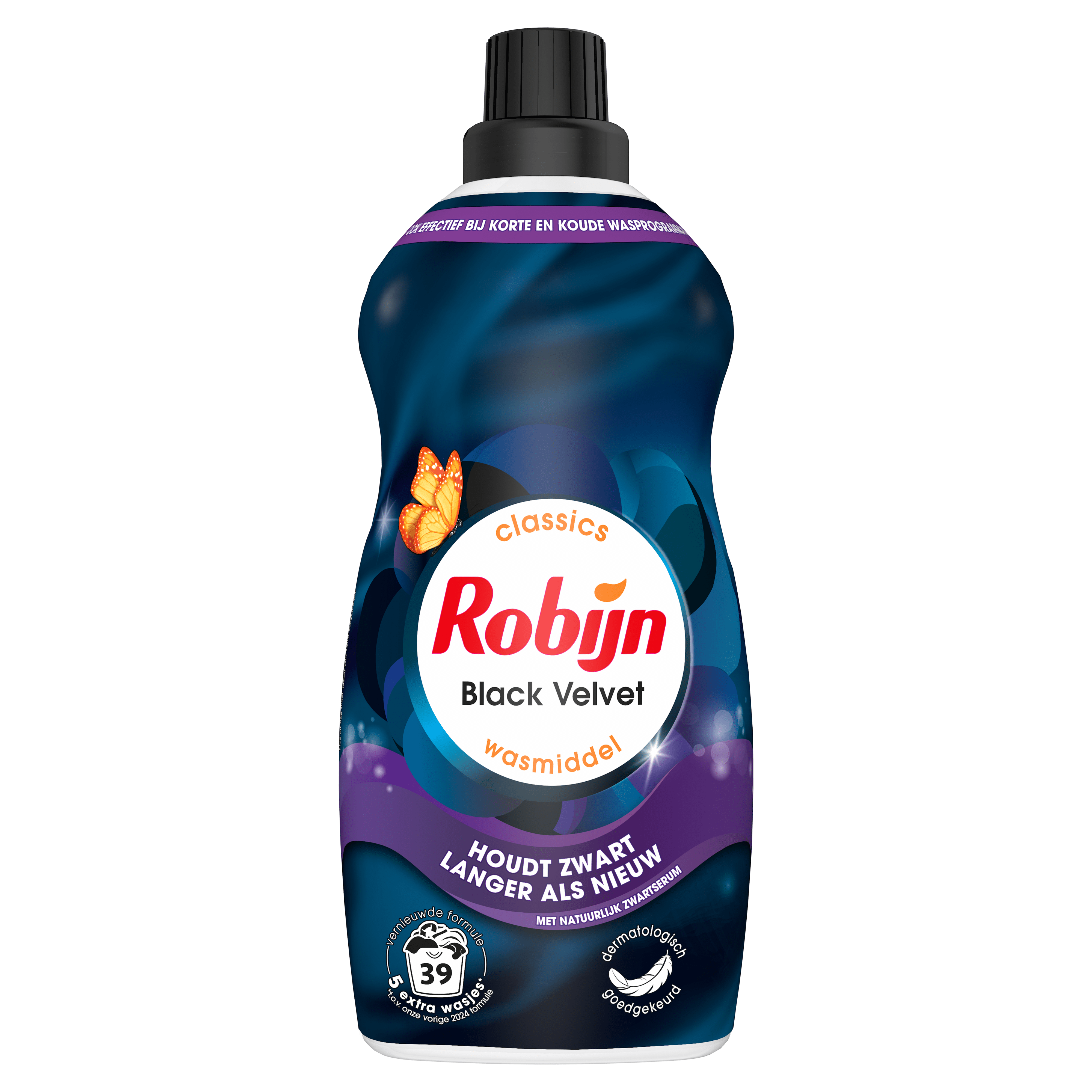 Robijn Klein &amp; krachtig classics black velvet Fles 1190 ml