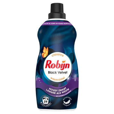 Robijn Klein &amp; krachtig classics black velvet Fles 1190 ml