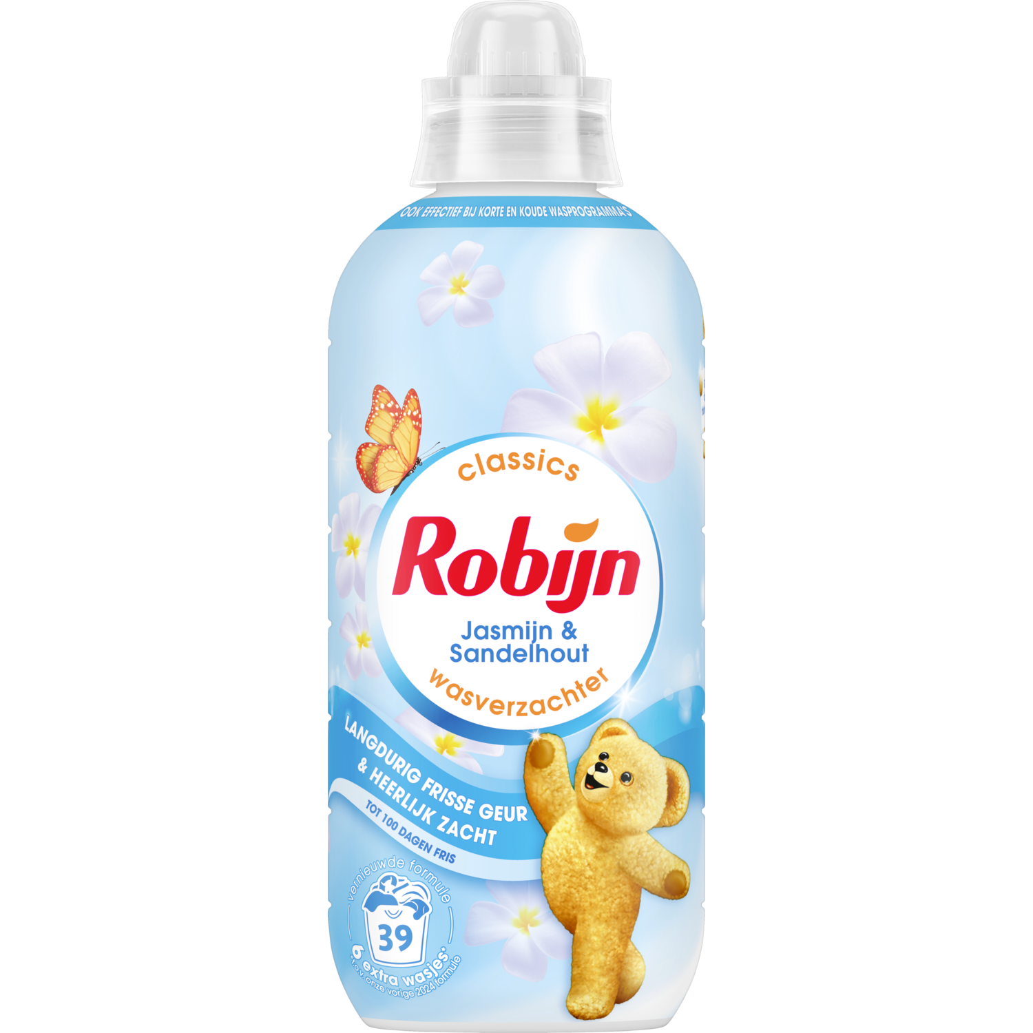 Robijn Wasverzachter jasmijn &sandelh. 39 wasbeurt.