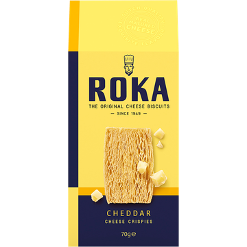 Roka Cheddar Cheese Crispies 70 g