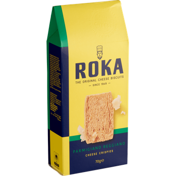 Roka Parmigiano Reggiano Cheese Crispies 70 g
