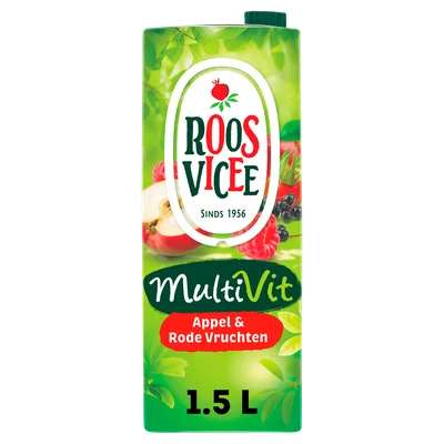 Roosvicee Multivit appel rood fruit Pak 1500 ml