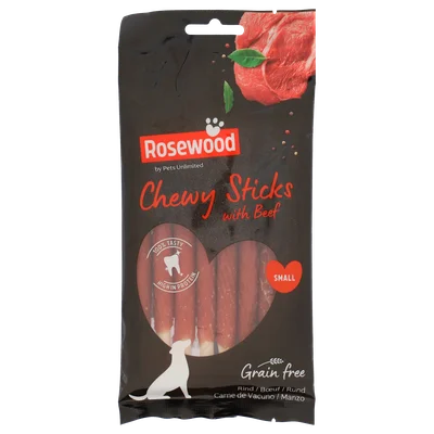 Rosewood Chewy Sticks Rund Small Zak 8 st